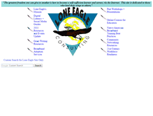 Tablet Screenshot of lone-eagles.com